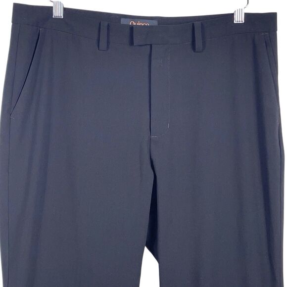 QUINCE Men’s Recycled Performance Stretch Dress Pants Size 34x32 Black EUC - Picture 4 of 15